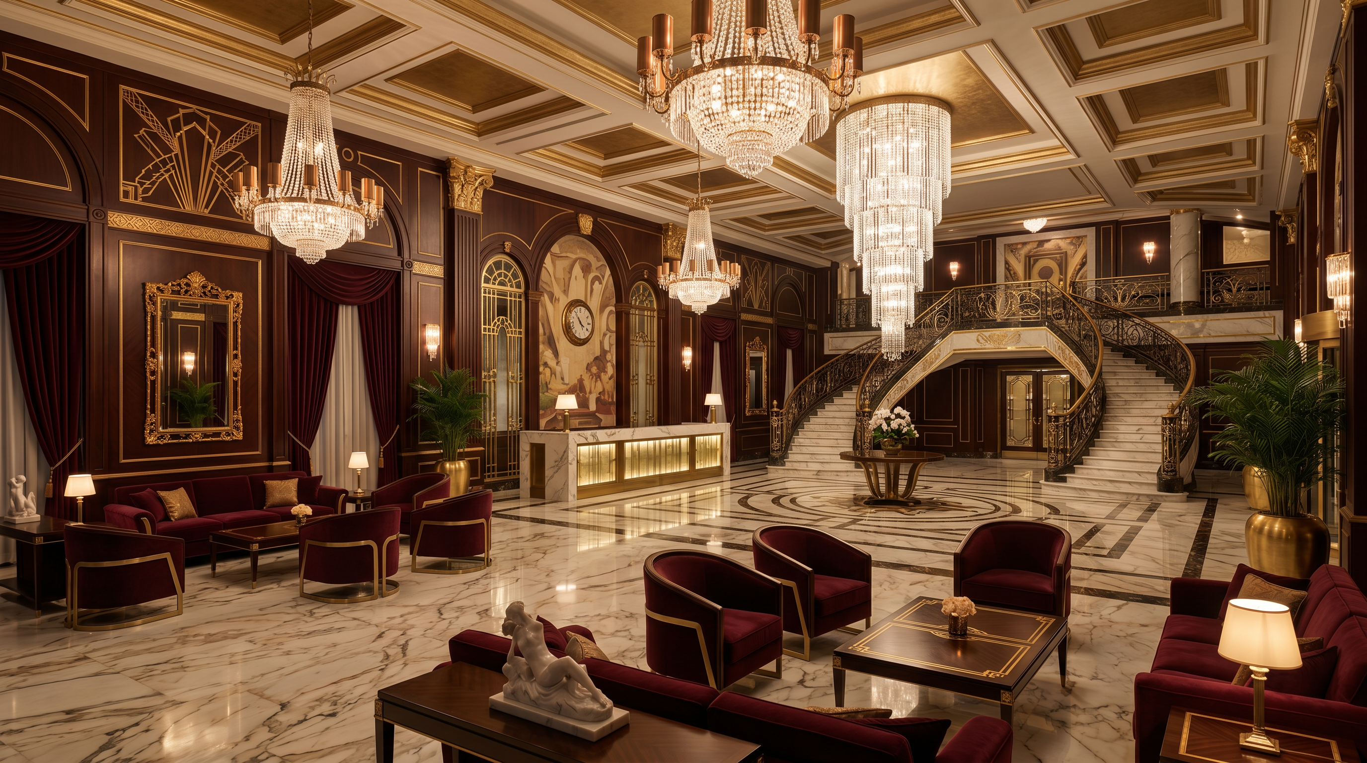 Elite Hotel Resort grand lobby interior